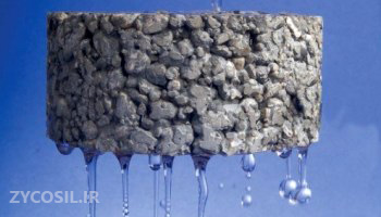 نفوذ قطرات آب در منافذ مصالح ساختمانی